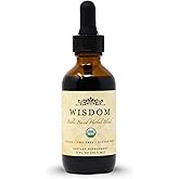 Organic Turmeric, Frankincense and Myrrh – Herbal Supplement Blend for Energy, Detox, Focus, Immunity & Stress – Non-GMO Vegan Tonic with Milk Thistle – Wisdom Bible Based Blend – 2oz Liquid Drops