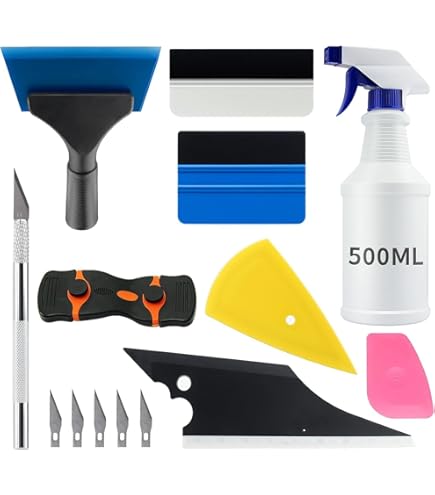 7 In 1 Tool Kit 8MILELAKE 7 In 1 Car Window Film Tools Kit - For - Foto 12