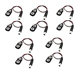 AKOAK 10 Pcs I Type 2.1 x 5.5 mm Male DC Power Plug