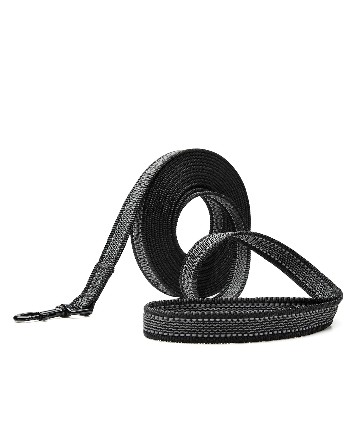 Toozey Dog Training Leads for Small and Medium Dogs with Anti-Slip Rubbers and Reflective Stips, 5m 10m Soft and Strong Nylon Long Line Dog Lead, 5m x 2.0cm