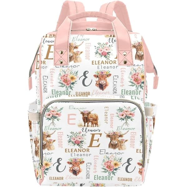 Farm Animal Diaper Backpack - Personalizable & Waterproof Baby Bag For Moms & Dads - View #9