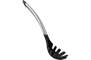 Cuisipro 12.25" Silicone Spaghetti Server, Black