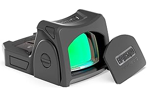 OpticGard Scope Cover Compatible with Trijicon RMR Protect Your Optic While in Action from Stray Casing and Drops Easy Snap On Shockproof Design Includes a Detachable Lens Cover for Protection