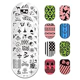 Born Pretty 10Pcs BP31-33 BP35-40 Nail Art Stamping Plate Stamp Template Image Plates