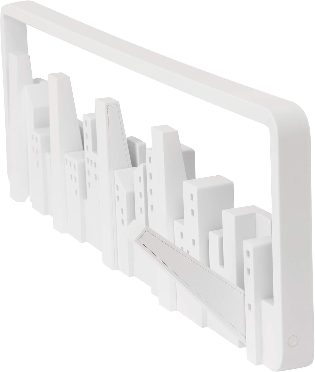 Umbra 318190-660 Skyline Wall-Mounted Multi-Hook System, White, 49.5 x 15.2 x 2.5 cm - Image 5