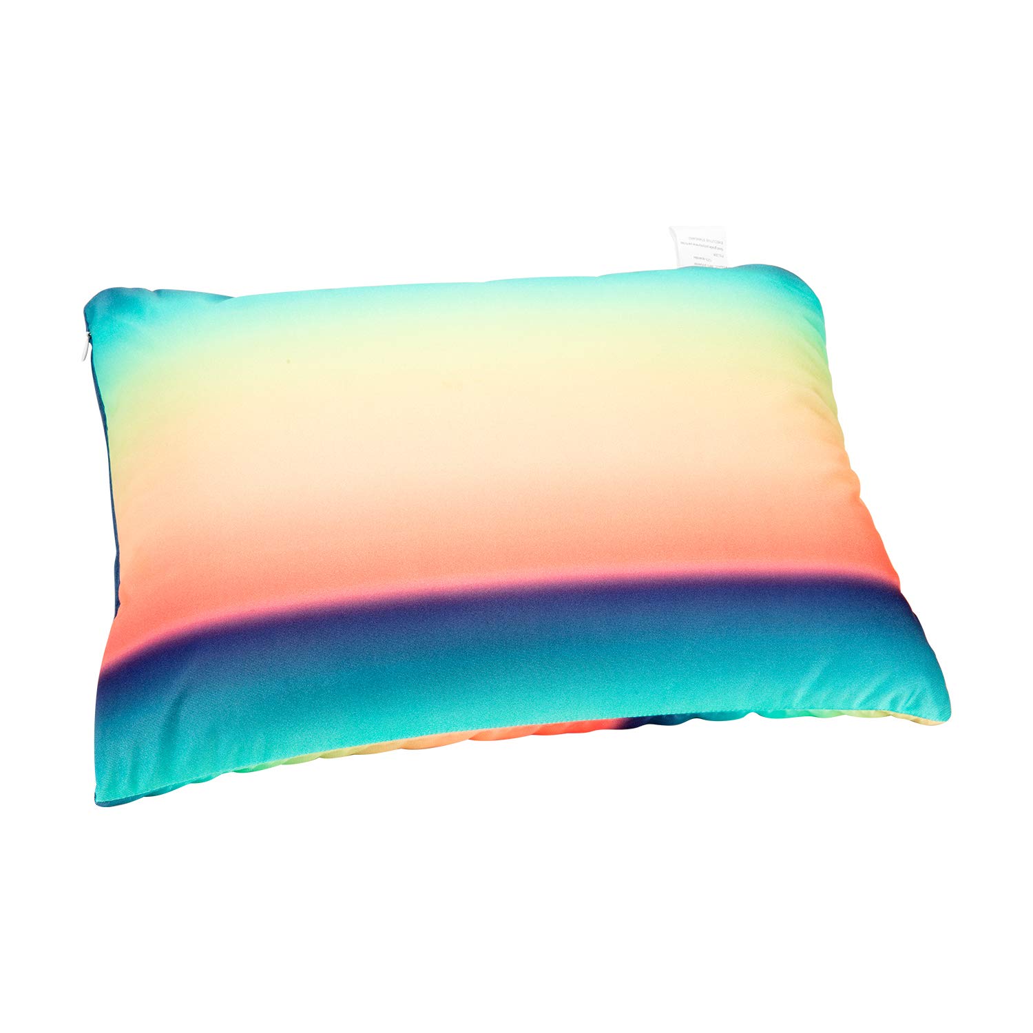 Photo 1 of FABSKIY Squishy Neck Microbead Throw Pillow with Removable Cover, 16 and 12Inches Soft Travel Body Bed Pillow Bead Pillow for Kids Adult Chair Sleeping Car Seat (Spectrum)