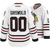 GHOSTWEAR Griswold #00 Movie Hockey Jersey – Stitched Letters and Numbers Authentic Fabs Apparel S-5XL