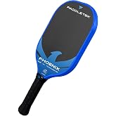 Paddletek Phoenix Talon &ndash; 14mm Pickleball Paddle &ndash; Raw Carbon Fiber Face &ndash; Balanced Control &amp; Spin &ndash; Polypropylene Honeycomb Core &ndash; USAPA Approved Pickle Ball Paddle &ndash; 5.25 Inch Handle