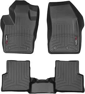 Amazon Com Weathertech Custom Fit Floorliner For Jeep Renegade 1st 2nd Row Black Automotive