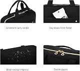 Bagsmart Large Hanging Toiletry Bag Black L 32x23x10.5 cm 4 Compartments view 6