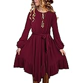 blibean Tween Girl Fashion Swing Dress Boho A-line Dresses Size 4-13 Years