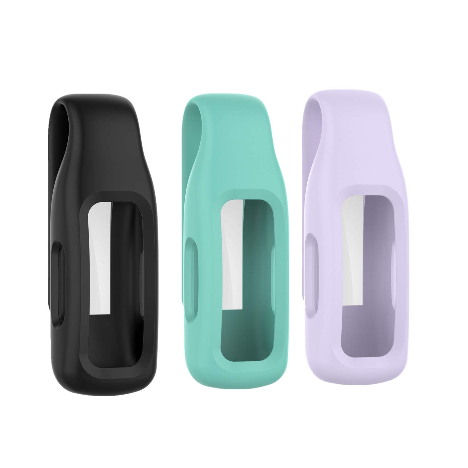 Muovrto Accessory Clip for Fitbit Inspire 2/ Inspire 3, Silicone Replacement Case Holder for Fitbit Ace 3