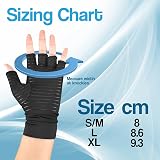 Hotcakes Copper Compression Gloves Arthritis Therapy Open Finger 88 Copper view 7