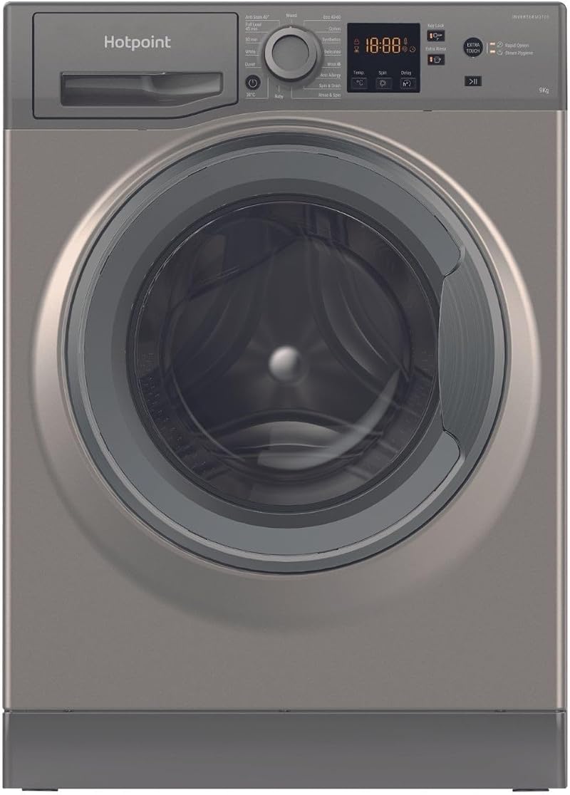 Hotpoint AntiStain 9kg 1400rpm Washing Machine Graphite