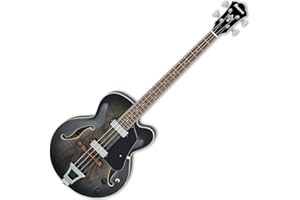 Ibanez Artcore AFB200 Hollowbody Bass - Transparent Black Sunburst