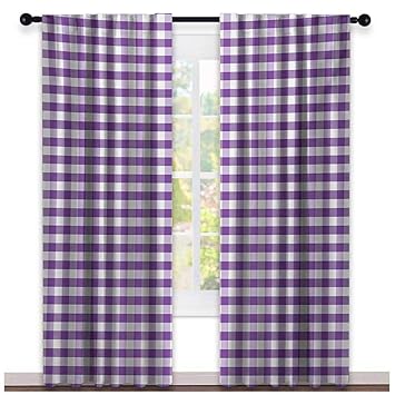 Amazon Com Genhequnan Checkered Tablecloth Curtains Elegant