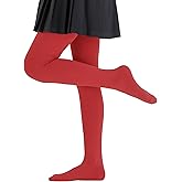 Paralinda Girls Colorful Fleece Lined Tights Kids Warm Thermal Tights