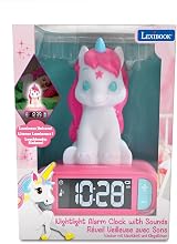 Lexibook Unicorn Nightlight Alarm Clock Pink RL800UNILXB view 7