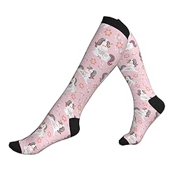 aipoase Fabled Horse Compression Socks Knee High