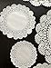 The Baker Celebrations White Round paper Lace Table Doilies 4 5 6 8 10 and 12 inches Assorted Sizes (Variety pack of 120-20 of each)
