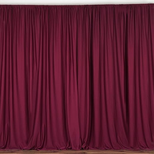 lovemyfabric 100 Polyester Window Curtain/Stage Backdrop