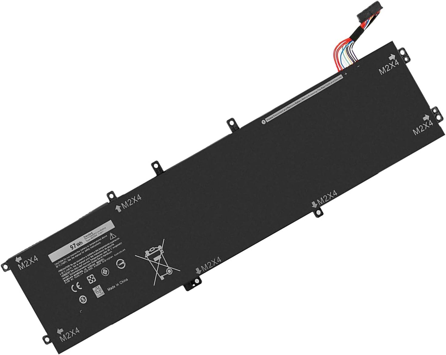 6GTPY 5XJ28 Extended Laptop Battery Replacement For Dell XPS 15 9550
