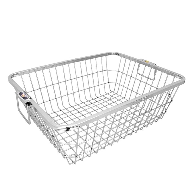 DHSVS High Grade Stainless Steel Dish Drainer Basket for Kitchen/Dish