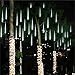 Amicool Meteor Shower Lights, Falling Rain Lights/Icicle Snow String Lights 30cm 8 Tubes 144 Waterproof LEDs Wedding Party Holiday Christmas Decorations(White)