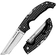 Cold Steel Voyager Large 4" AUS10A Tanto Point Razor-Sharp Blade 5.25" Griv-Ex Handle Everyday Carry Tactical Folding Knife w/Tri-Ad Lock