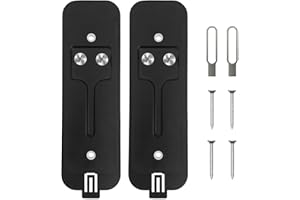 MAMERRY Backplate Compatible with Blink Video Doorbell, Back Plate Replacement Mounting Part with Blink Key Tool(2 pack, Black)