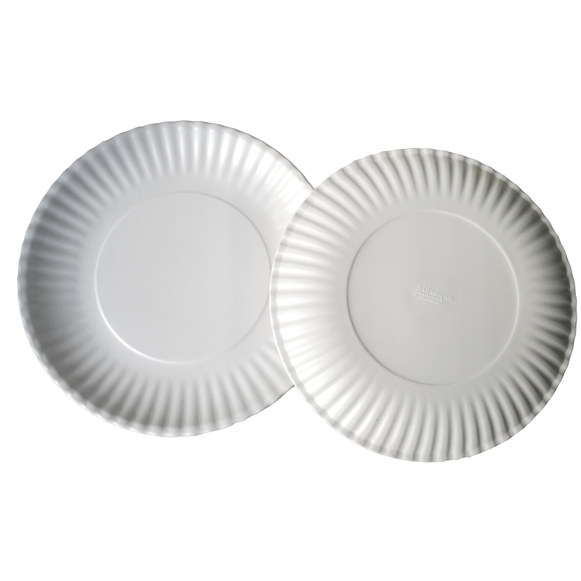 Picnique Reusable Paper Plate Large 11" Picnic & Dinner Melamine