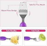 Lehoo Castle 6Pcs Toddler Cutlery Set Stainless Steel Spoons Forks Knives view 3