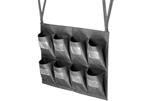 Replacement Janitorial Bag, Waterproof Thickened Commercial 8-Pocket Housekeeping Organizer, Fits Any Cart, Used for Material