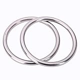 2 Pcs Metal O Rings 4 Inch Heavy Duty 304 Stainless