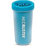 Dexas MudBuster Portable Dog Paw Cleaner, Large, Blue (PW720312)