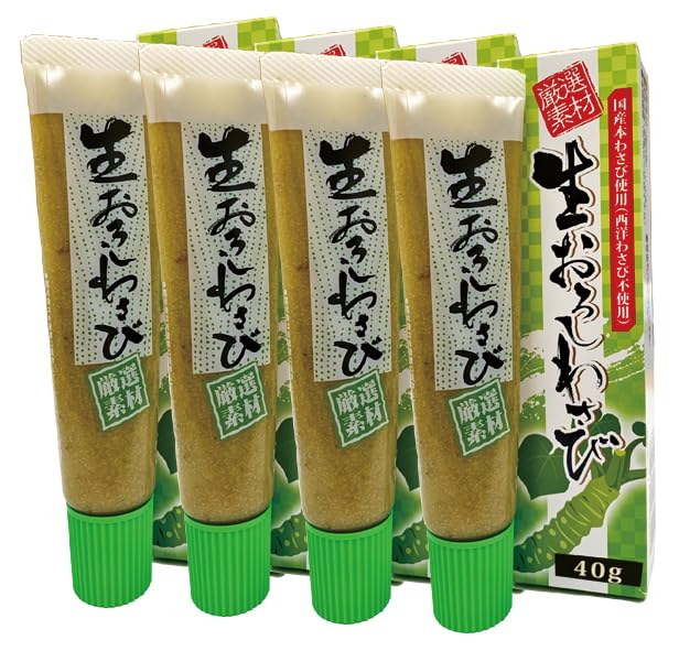 東京フード 生おろしわさび(チューブ) オーサワジャパン 40g×4個商品画像