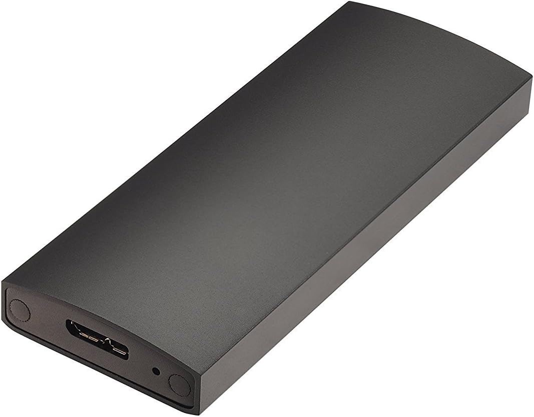 Dishot Aluminum USB 3.0 to NGFF M.2 Hard Disk Box SSD External Enclosure Case Converter Adapter for M2 SSD SATA Type, B or B+M Key - 2230 / 2242 / 2260 / 2280