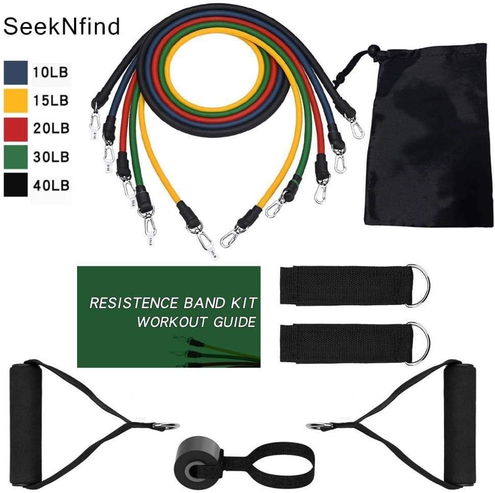 Resistance bands for legs and glutes 17Pcs Resistance Bands Set Expander Yoga Exercise Fitness Rubber Tubes Band Stretch Training Home Gyms Workout Elastic Pull Rope resistant bands exercises
