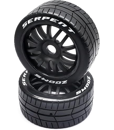 ARRMA DBoots Hoons – 2 Pneus 53/100 2.9 – Jantes 5 Rayons Dorées – 17 Mm Hex – 100 Mm – Pour RC
