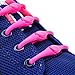HICKIES 1.0 One Size Fits All Elastic No Tie Laces - Neon Pink (14 Shoelaces, Works in all shoes)