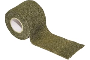 MFH Fabric Self Adhesive Camo Tape 5cm x 4.5m OD Green