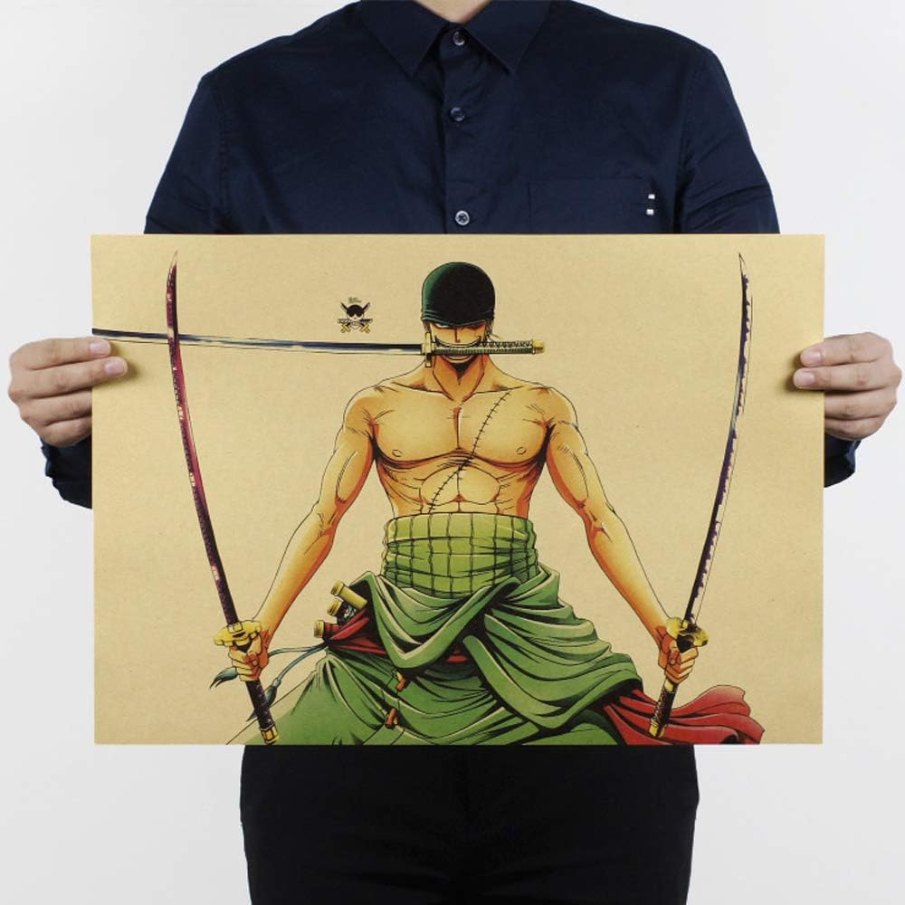 LEKEK Roronoa Zoro-2018 One Piece Wanted Posters，20x14inch (11)