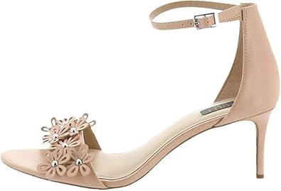 floral ankle strap sandals