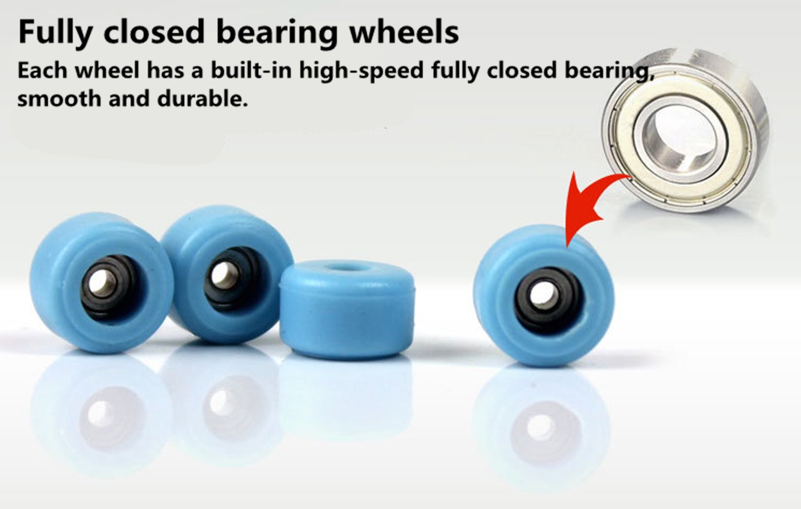 Maple Wood Professional Mini Fingerboards Finger Skateboard with PU Nonslip Pad and