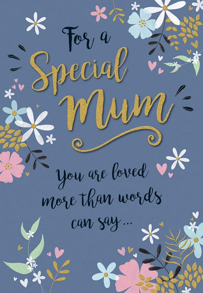 Piccadilly Greetings Modern Birthday Card Mum - 9 x 6 inches