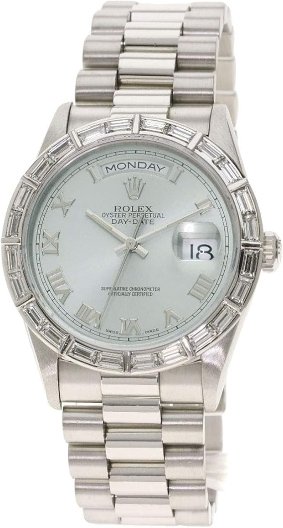 Amazon ロレックス デイデイト ベゼルバケットダイヤモンド 166 腕時計 プラチナpt950 Pt950 ダイヤモンド メンズ 中古 メンズ腕時計 腕時計 通販