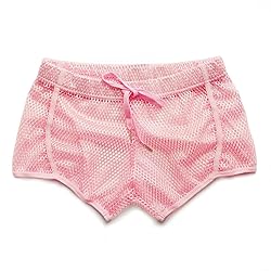 FIROTTII Mens Mesh Shorts Sexy Boxers See Through