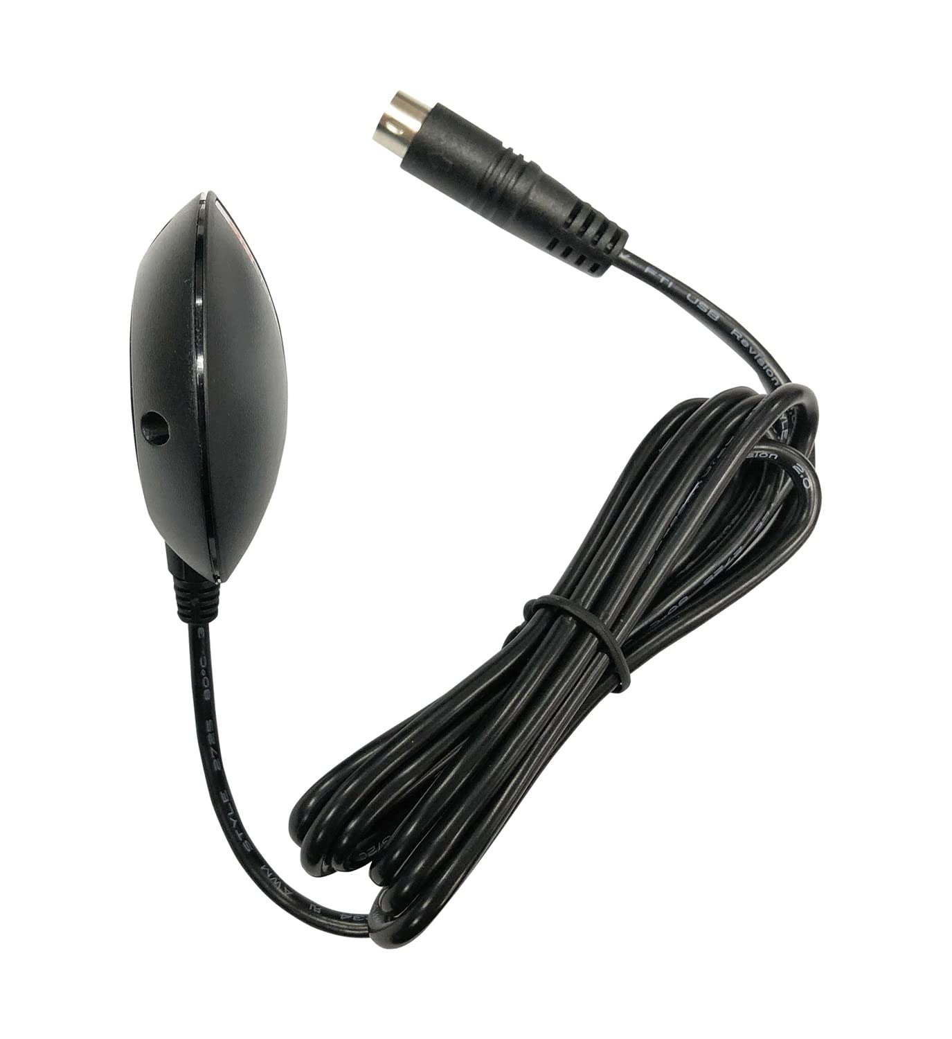 GlobalSat BR-355N Serial GPS Receiver (Black), Made in Taiwan
