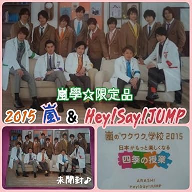 Amazon 限定品 嵐のワクワク学校 15嵐學hey Say Jump出演 四季の授業クリアファイル ジャニーズ公式グッズ山田 知念 有岡 大野 櫻井 アイドル 芸能人グッズ 通販