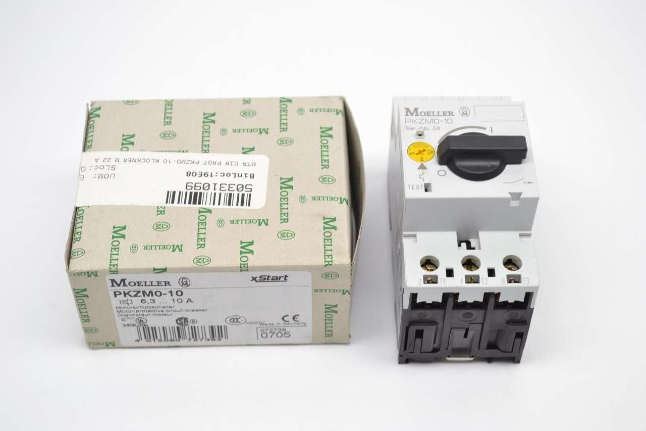 Motorschutzschalter 400V 3-Phasig Mit CEE-Stecker - Notausschalter Mit IP54 Schutz Für Industrie